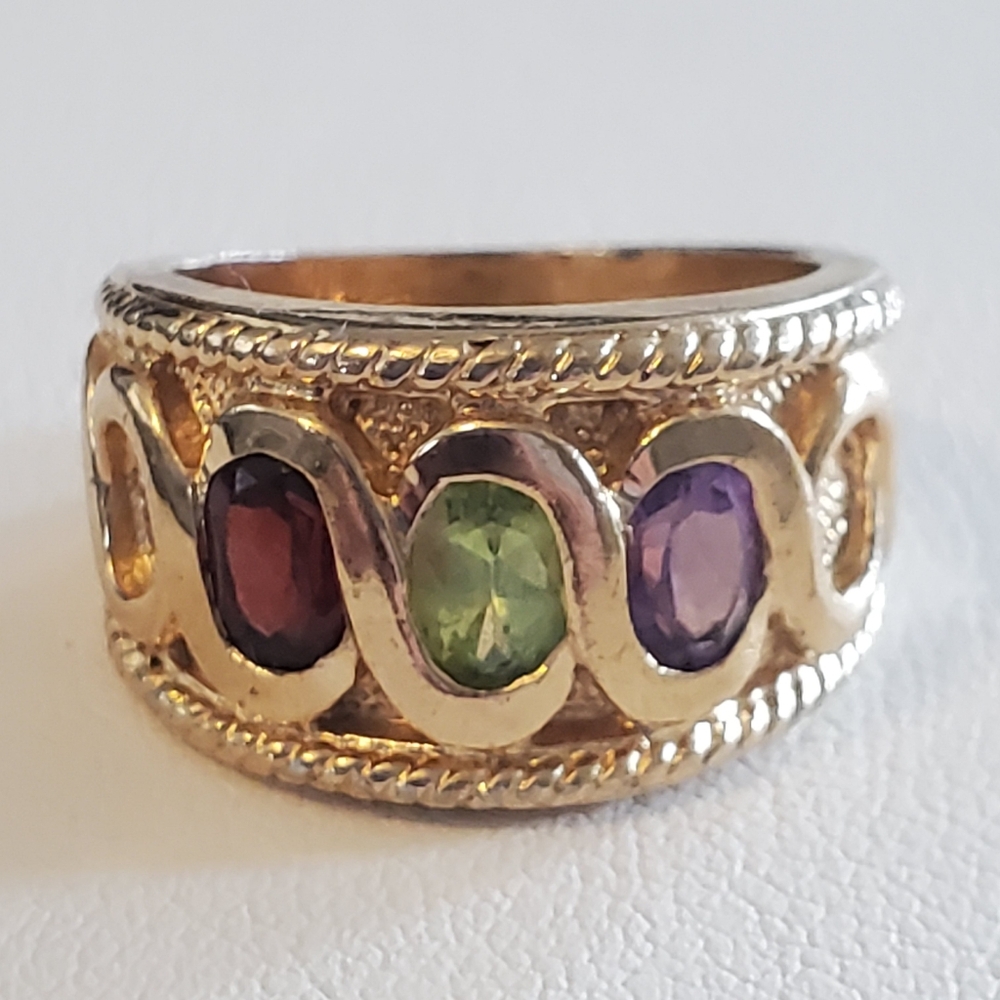 Sterling Silver Gemstone Ring